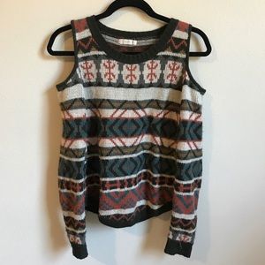 Geometric Printed Sweater